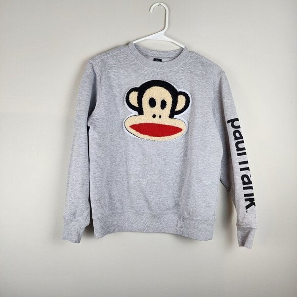 Paul Frank sweatshirt size S juniors gray Monkey Julius - Picture 1 of 10